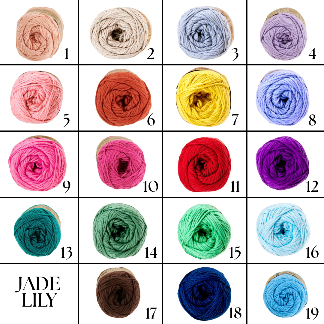 colour chart for mesh sweater