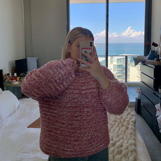 Cosy Oversized Crochet Sweater