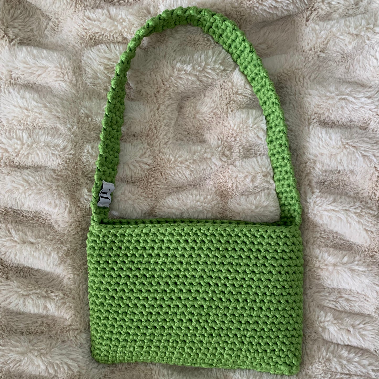 light green shoulder bag
